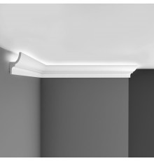 Плинтус потолочный под подсветку DECOMASTER D501 ДМ (73*40*2000 мм)