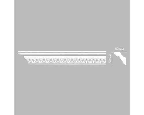 Плинтус потолочный с рисунком DECOMASTER DT-9811 (50*50*1200мм)