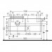 Duravit Happy D.2 Plus Тумба подвесная 160x55х35.4см, с раковиной и 2 ящиками, SX, цвет: stone grey satin matt. 2318600000,  HP4934L9292,  HP031HL8080