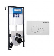 Инсталляция Peštan Sava Fix Slim + клавиши смыва Morava белый глянец. SET40006457