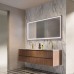 Oasis Eden Композиция №23 Комплект мебели подвесная 71х52.5см., цвет: Walnut/белый/золото.