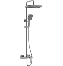 Душевая стойка Rose R1836T-6 с каскадным изливом, пепельный