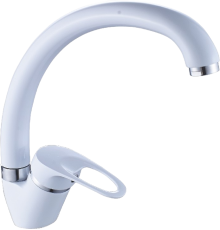 Смеситель для кухни Cron CN13 CN4113-8 белый