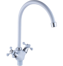 Смеситель для кухни Cron CN08 CN4308-8 белый
