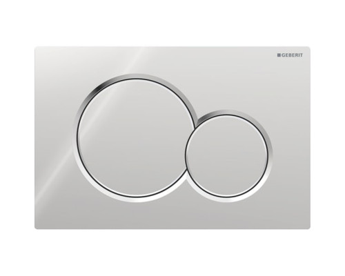 Geberit Sigma01 Клавиша для двойного смыва, круглая: хром. 115.770.21.5