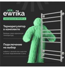 Полотенцесушитель электрический EWRIKA Сафо АС3 100х50, хром