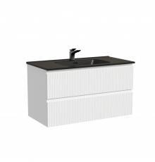 Тумба с раковиной Sancos Snob R 90, bianco, раковина CN7002MB