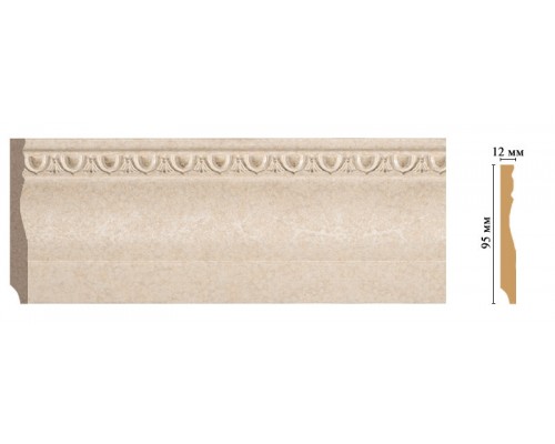 Плинтус напольный DECOMASTER 153-18D (95*12*2400мм) Плинтус напольный DECOMASTER 153-18D (95*12*2400мм)