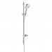 Hansgrohe Raindance Select E Душевой набор: штанга 90см., ручной душ 120, 3jet (Rain, RainAir, WhirlAir), мыльница, шланг, цвет: хром. 26621000