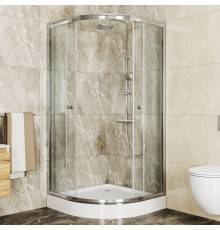 Душевой уголок Bauedge Bau Dream SB0003 90x90, с поддоном, профиль хром