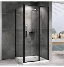 Душевой уголок Abber Sonnenstrand AG04120BS-S70B 70x120, профиль черный, стекло прозрачное