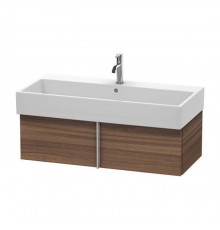 Duravit VA Тумба подвесная, 98.4x43.1х29.8см., с раковиной, 1 выдв.ящик, цвет: орех натуральный. 2350100000,  VA612807979