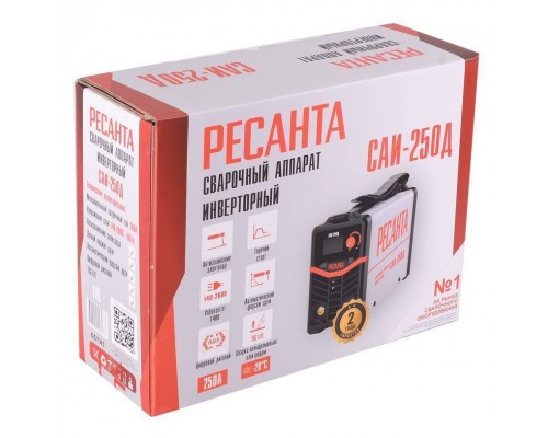 Аппарат сварочный инверторный Ресанта САИ-250Д Аппарат сварочный инверторный Ресанта САИ-250Д