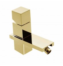 Bossini Cube Смеситель для биде на 1 отв., с заглушкой 1rdquo;1/4, цвет: золото. Z004401.021