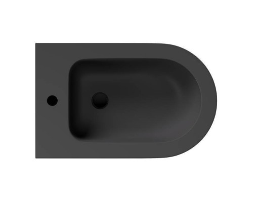 Alice Unica Биде подвесное 55х35см., цвет: чёрный матовый. 32250108,  FIX10