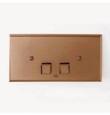3SC SQUARE pLAQUE Клавиша смыва для бачков Geberit UP320/720, 33x2,5xh17, материал: латунь, цвет: бронза . SQL00BS