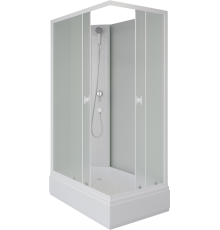 Душевая кабина Niagara Promo P100/80/26Q/MT/BK 100х80 см, без крыши