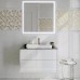 Kerama Marazzi PLAZA Modern Тумба подвесная 80x48см, 2 ящика, цвет: белый. PLB.M.80.2\WHT.V