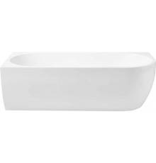 Акриловая ванна Aquanet Elegant А 260048 180x80 см, угловая, отдельностоящая, с ножками, со сливом-переливом, асимметричная