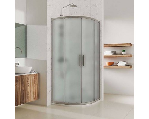 Душевой уголок Kubele DE018 RG-MAT-MT 110х110