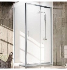 Душевой уголок Veconi Rovigo RV-072 110x90, профиль хром