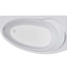 Акриловая ванна Marka One Julianna R 170x100 см, угловая, с каркасом, асимметричная