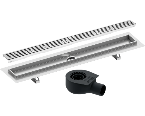 Душевой трап (лоток) TECE Drainline TECEdrainline 80 см с решеткой и сифоном