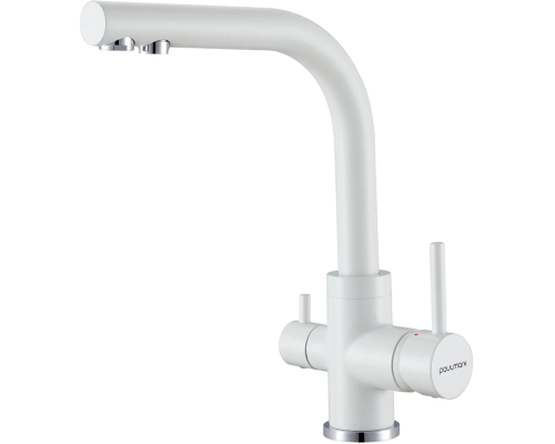 Смеситель для кухни Paulmark Essen Es213011-431TW белый матовый