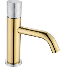 Смеситель для раковины Boheme Stick 121-GCR.2 gold touch chrome