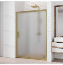 Душевая дверь в нишу Kubele DE019 D2-MAT-BR 110 см, профиль бронза