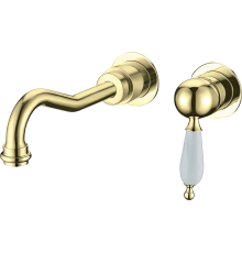 Смеситель для раковины Boheme Tradizionale Oro 287 С ВНУТРЕННЕЙ ЧАСТЬЮ