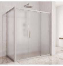 Душевой уголок Kubele DE019 R3-MAT-MT 140х90 см, профиль матовый хром
