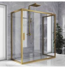 Душевой уголок Kubele DE019 R2U-CLN-BR 120х100 см, профиль бронза