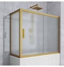 Шторка на ванну Kubele DE019 PR-MAT-BR 150х70 см, профиль бронза
