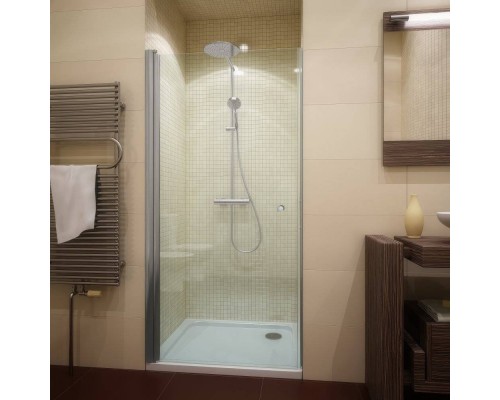 Душевая дверь в нишу Kubele DE020 DE020D601T-CLN-MT- 65х200 65, профиль матовый хром