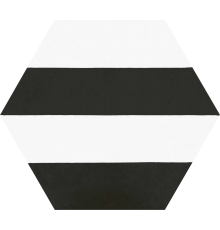 Керамогранит Codicer Hex 25 Porto Capri Black 25х22