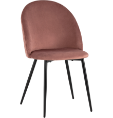 Стул Stool Group Lilly велюр пыльно-розовый