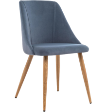 Стул Woodville Morgan blue, ножки wood