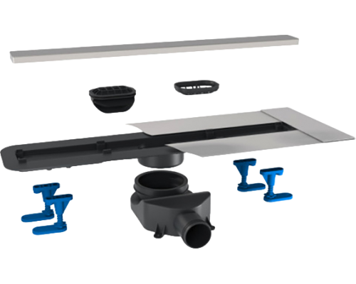 Душевой трап (лоток) BETTOSERB Frameless Line 650 Drain матовый хром