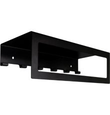 Полка MySpace Loft SHTO35-17 с полотенцедержателем, черный муар