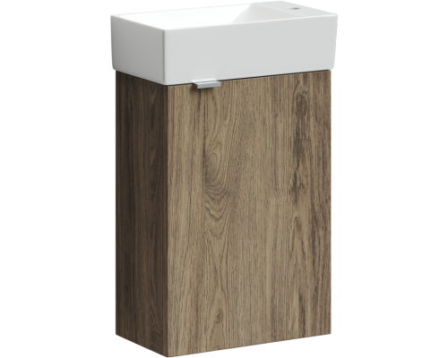 Тумба под раковину Sancos Mini 35 R подвесная, дуб чарльстон