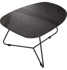 Журнальный столик Sheffilton SHT-CT52 2 сонора, черный муар