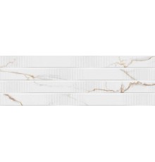 Плитка настенная Emigres Dec Alba Mat Gold матовая, ректифицированная 25х75