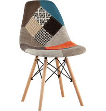 Стул Stool Group Eames DSW пэчворк