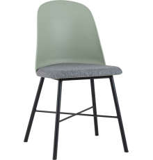Стул Stool Group Shell серо-зеленый