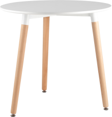 Обеденный стол Stool Group DST белый, ножки бук