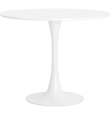 Обеденный стол Stool Group Tulip D90 90x90 см, белый