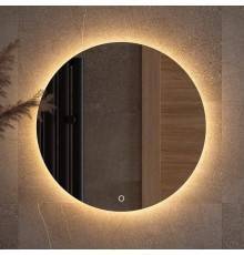 Зеркало круглое Defesto Opti DF 2852S 50 с LED-подсветкой, 4300К, сенсорный выключатель