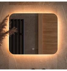 Зеркало Defesto Opti DF 2813SH 60х50 с LED-подсветкой, 3000К, сенсорный выключатель