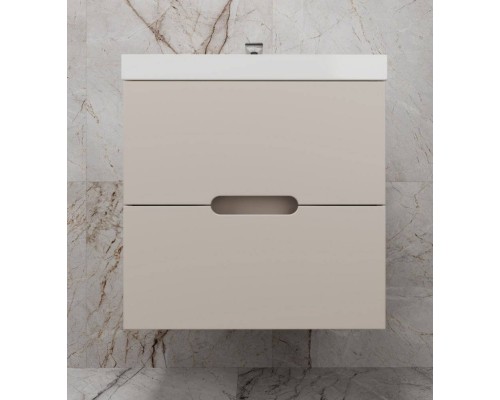 Тумба под раковину Style Line Матис 60 подвесная, крем